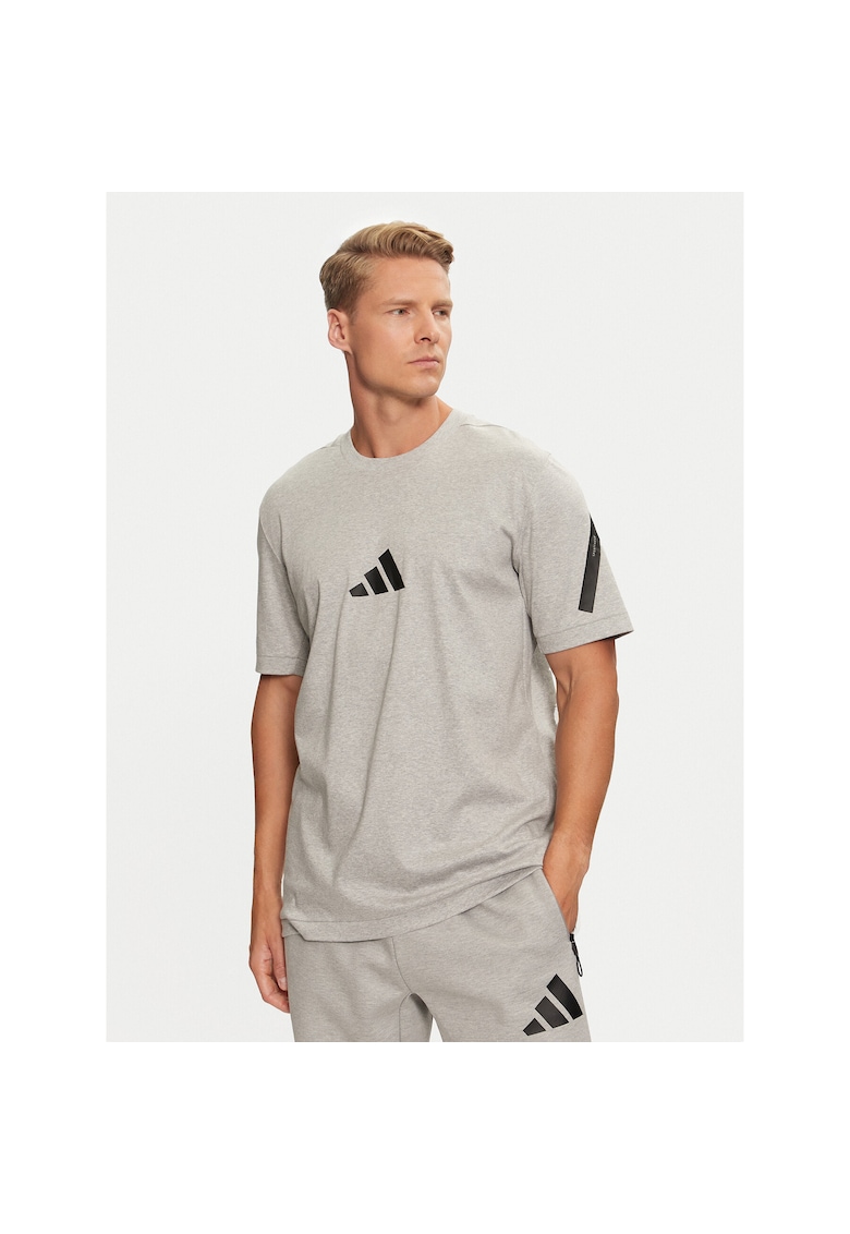 Tricou sport barbati gri - bumbac -