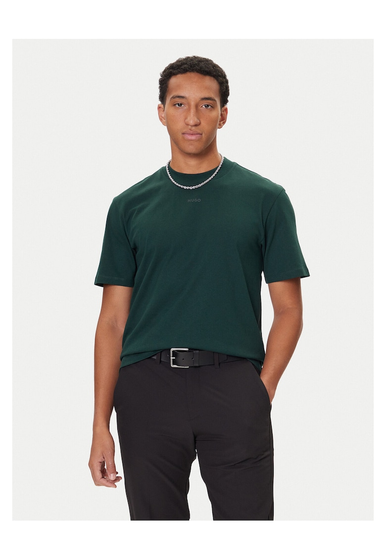Tricou barbat verde inchis - bumbac