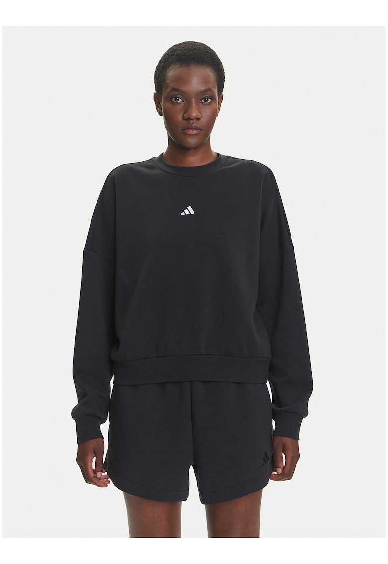 Bluza sport dama - negru - poliester -