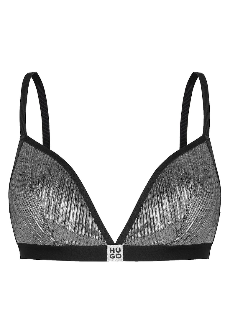 Sutien Bralette Dama argintiu - material de calitate -