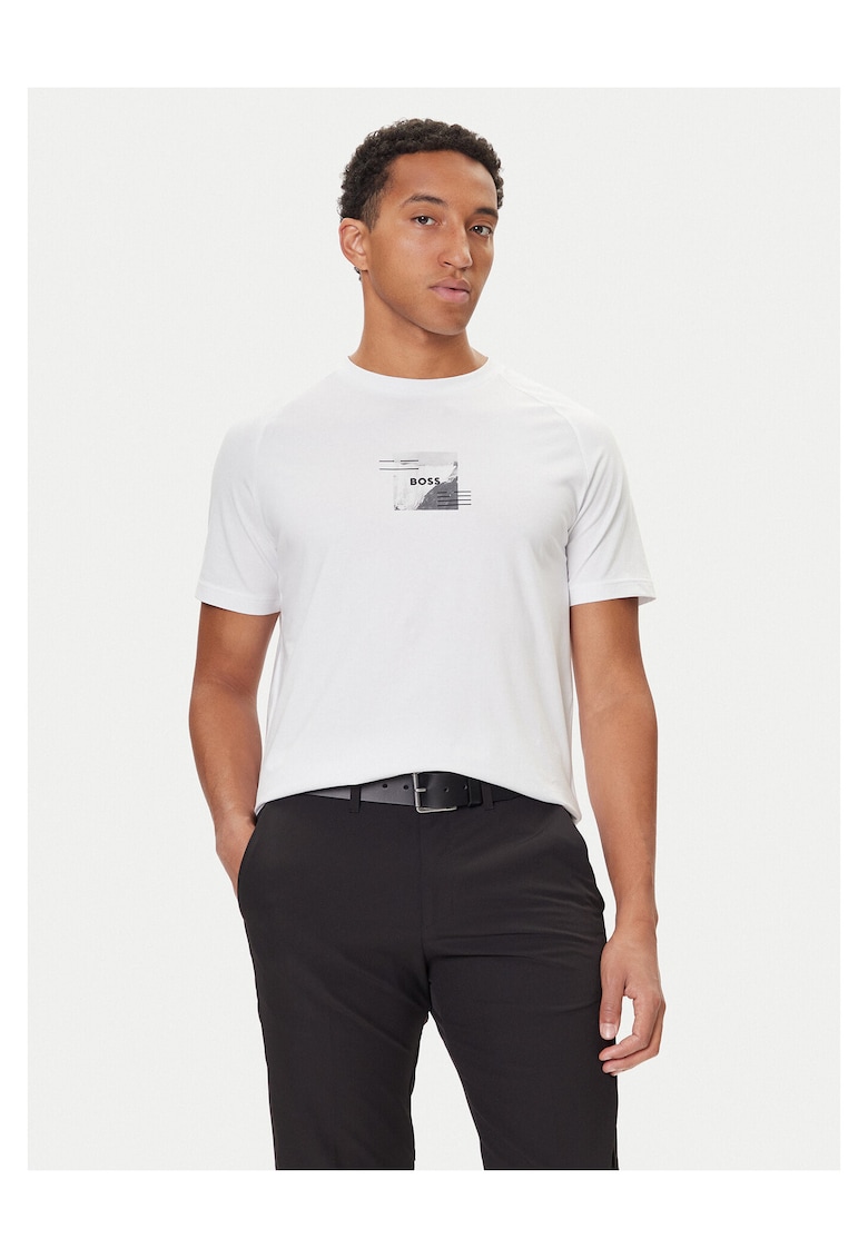 Tricou barbati alb - din bumbac