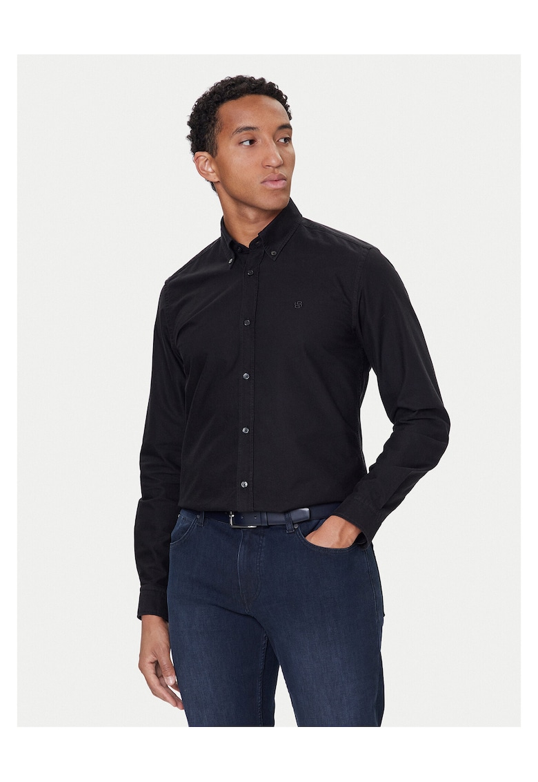 Camasa barbati culoare negru - bumbac