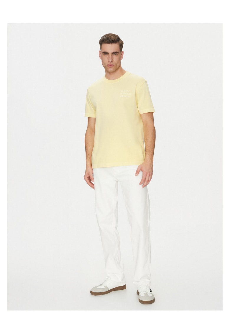 Tricou barbati galben - bumbac
