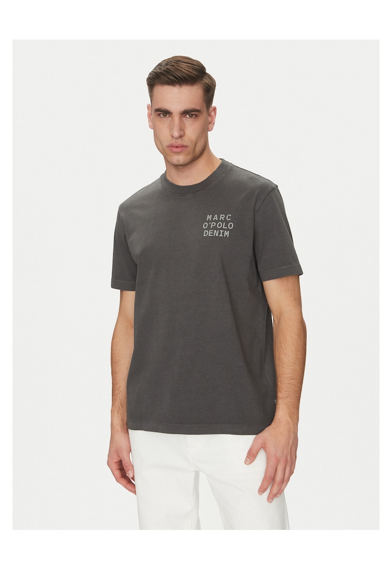 Tricou barbat - gri - bumbac