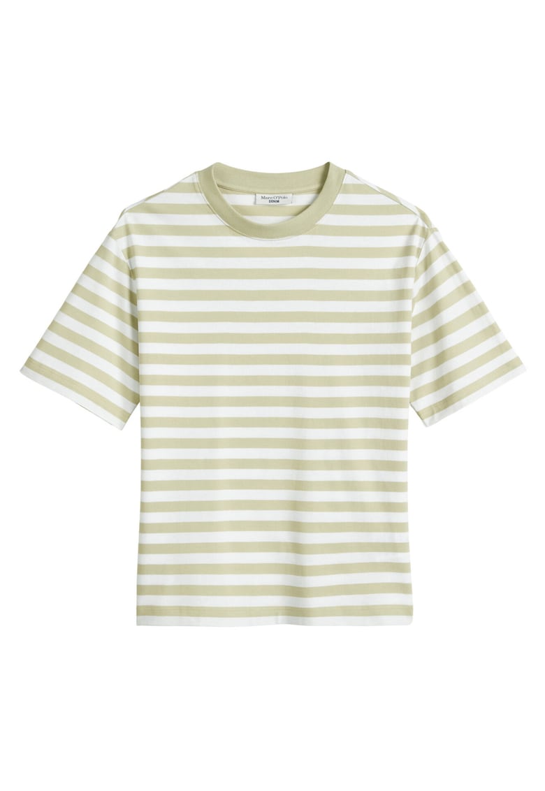 Tricou dama - Verde/Alb - Dungi