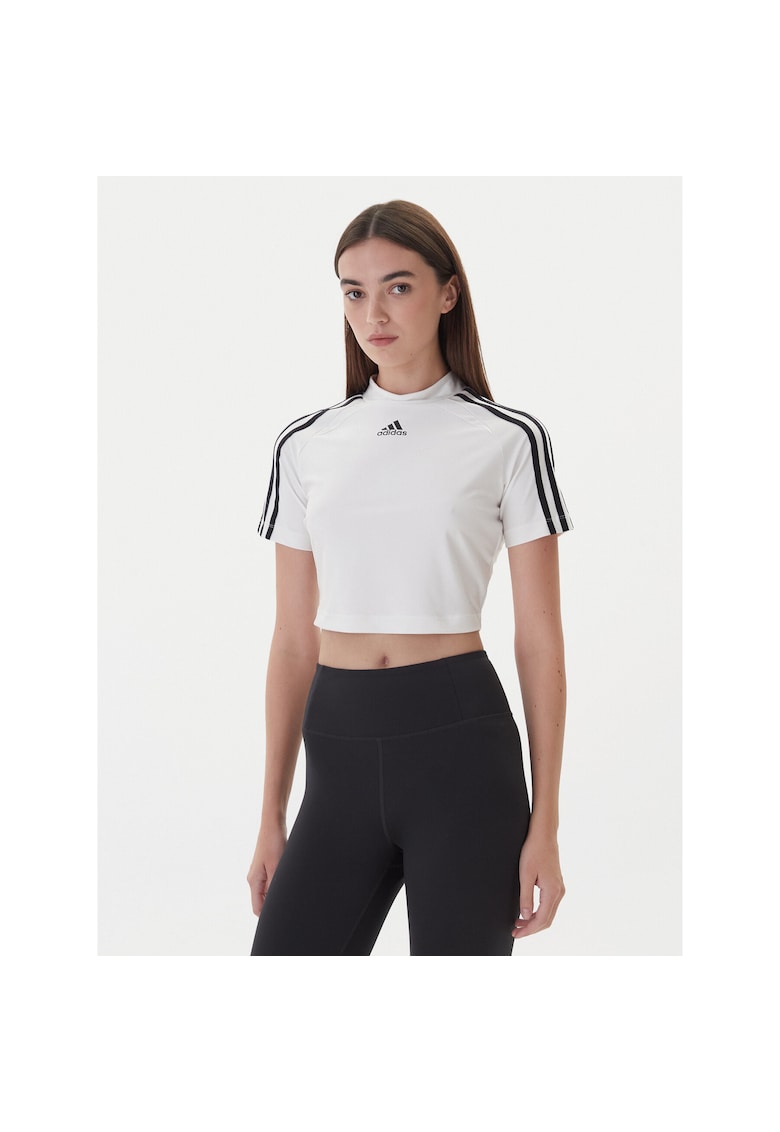 Tricou sport dama - alb/negru