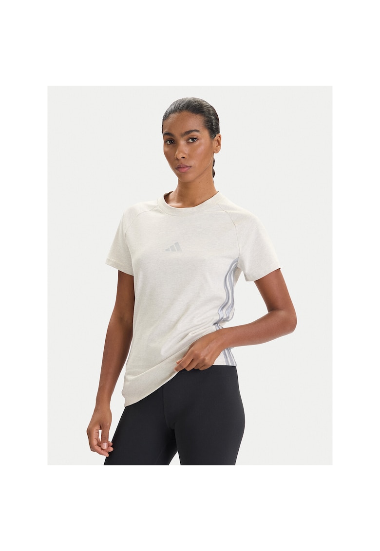 Tricou sport - bej - bumbac