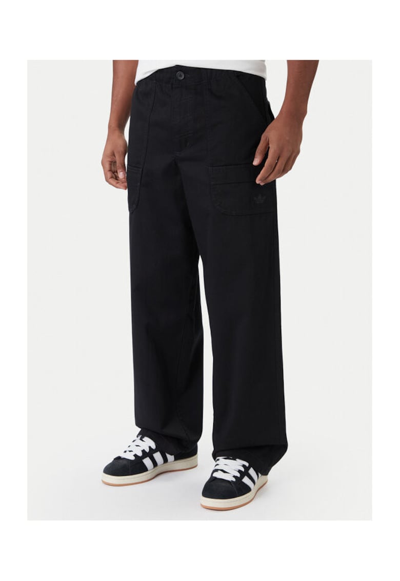 Pantaloni barbati negru - material respirabil