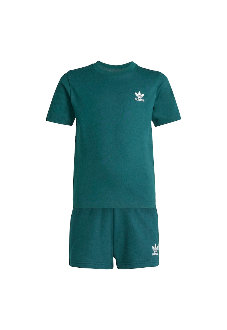 Set Tricou si pantaloni scurti Unisex Copii - verde -