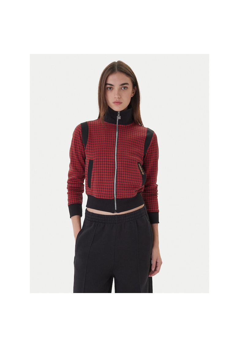 Hanorac sport dama rosu - din material respirabil