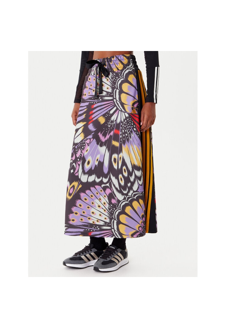 Fusta sport dama trapezoidala - multicolor