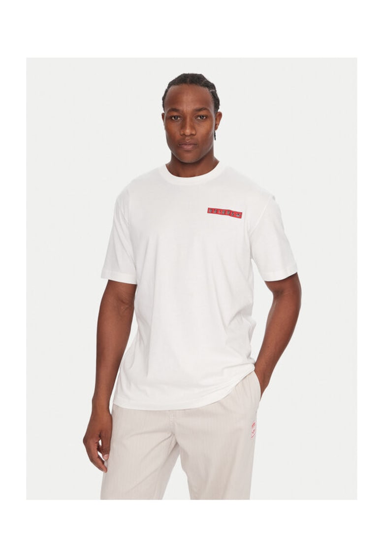 Tricou pentru barbati - alb - bumbac