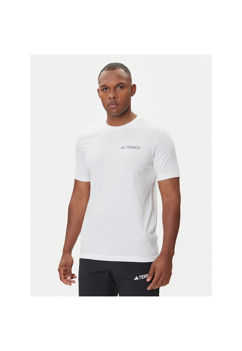 Tricou sport barbati - Terrex - bumbac - alb