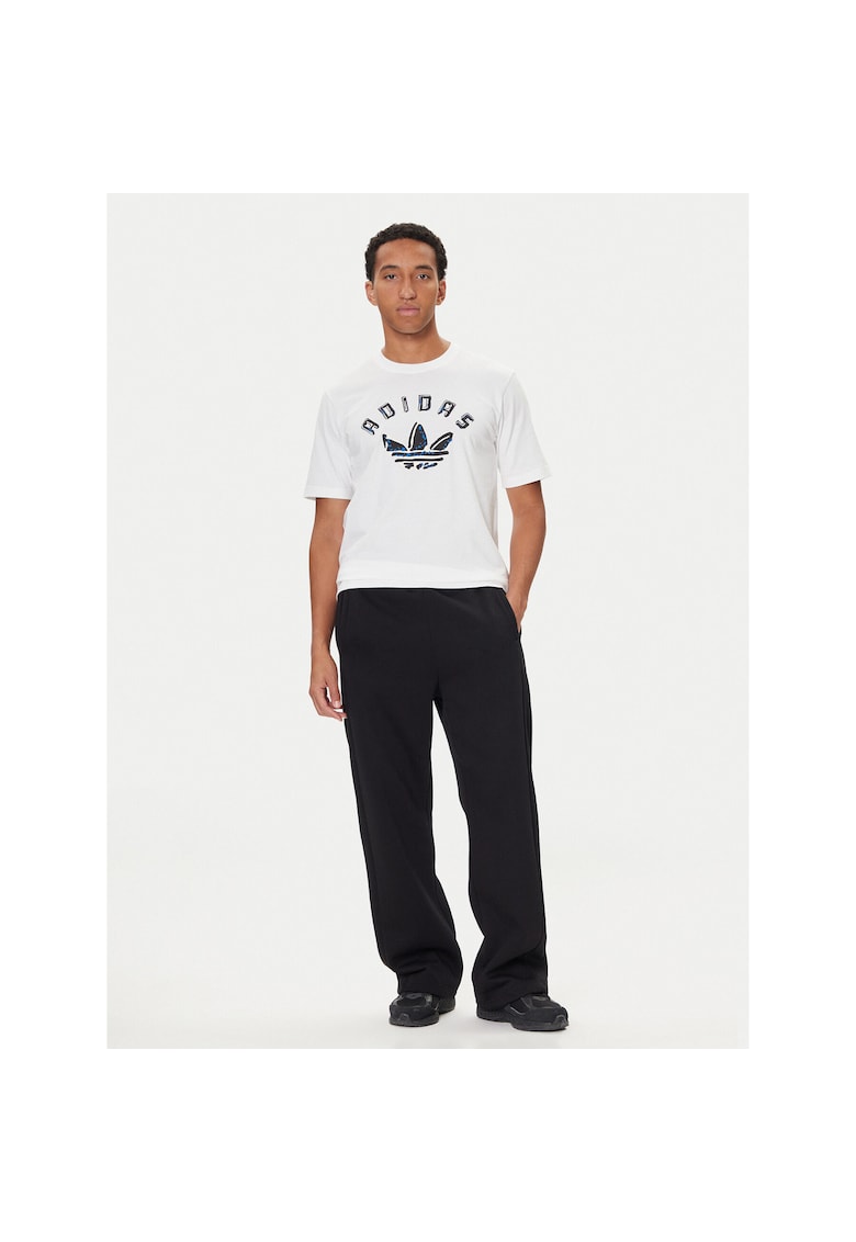 Tricou barbati alb - bumbac