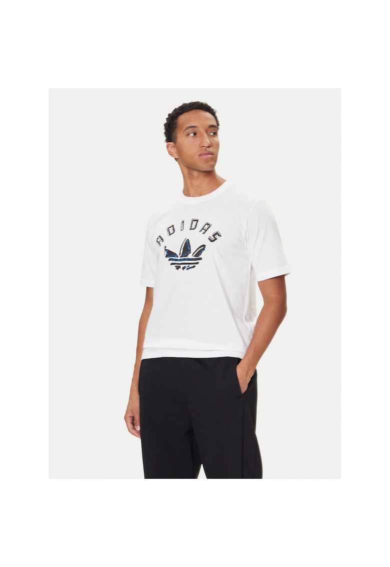 Tricou sport barbati alb - bumbac