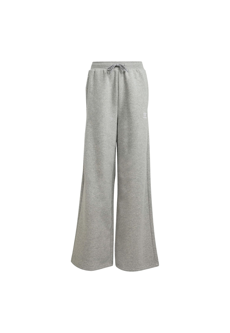 Pantaloni sport fete - Gri - Bumbac/Poliester reciclat