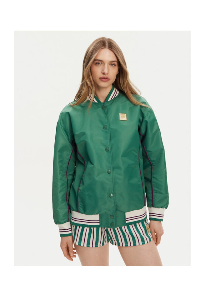 Jacheta dama verde - material usor -