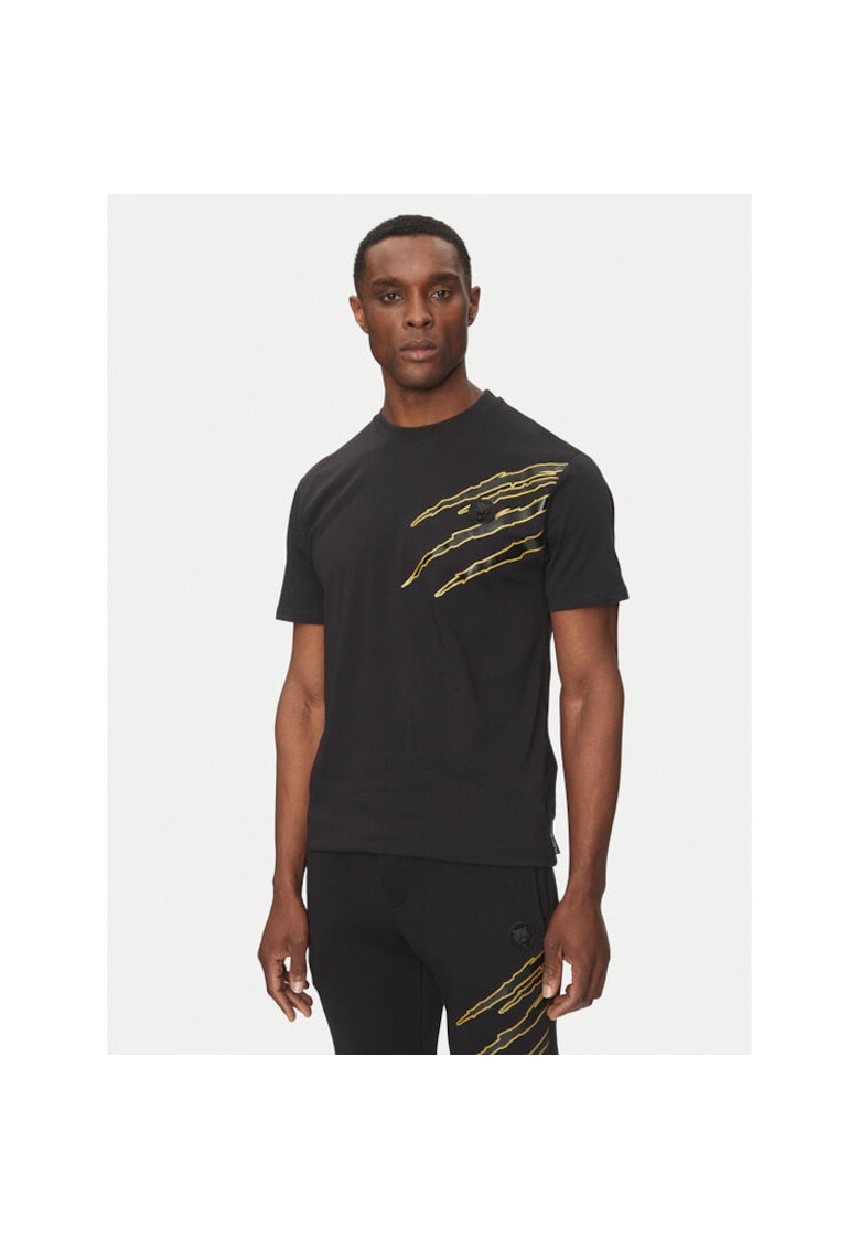 Tricou sport barbati negru - bumbac