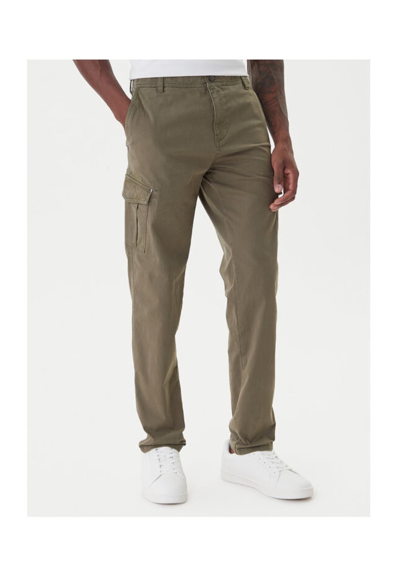 Pantaloni barbati verzi - bumbac