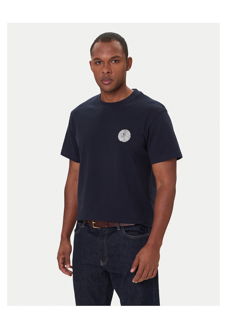 Tricou barbat - bleumarin - bumbac