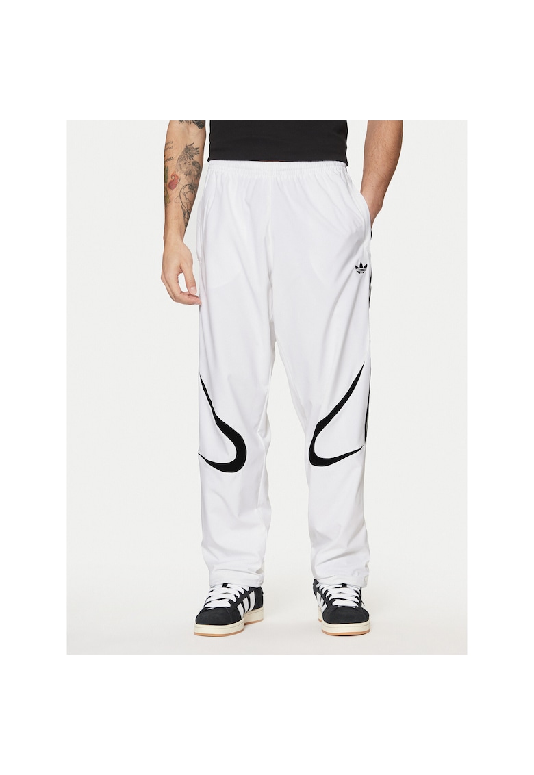 Pantaloni sport barbati alb