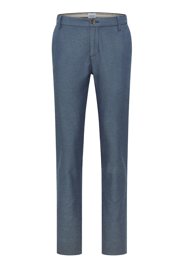 Pantaloni chino barbati albastri - bumbac