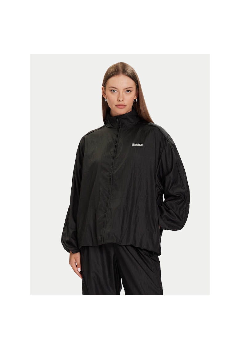 Hanorac sport dama - cu fermoar - negru