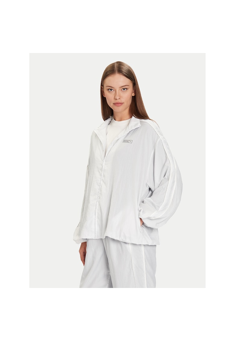 Hanorac sport dama argintiu - din material de calitate