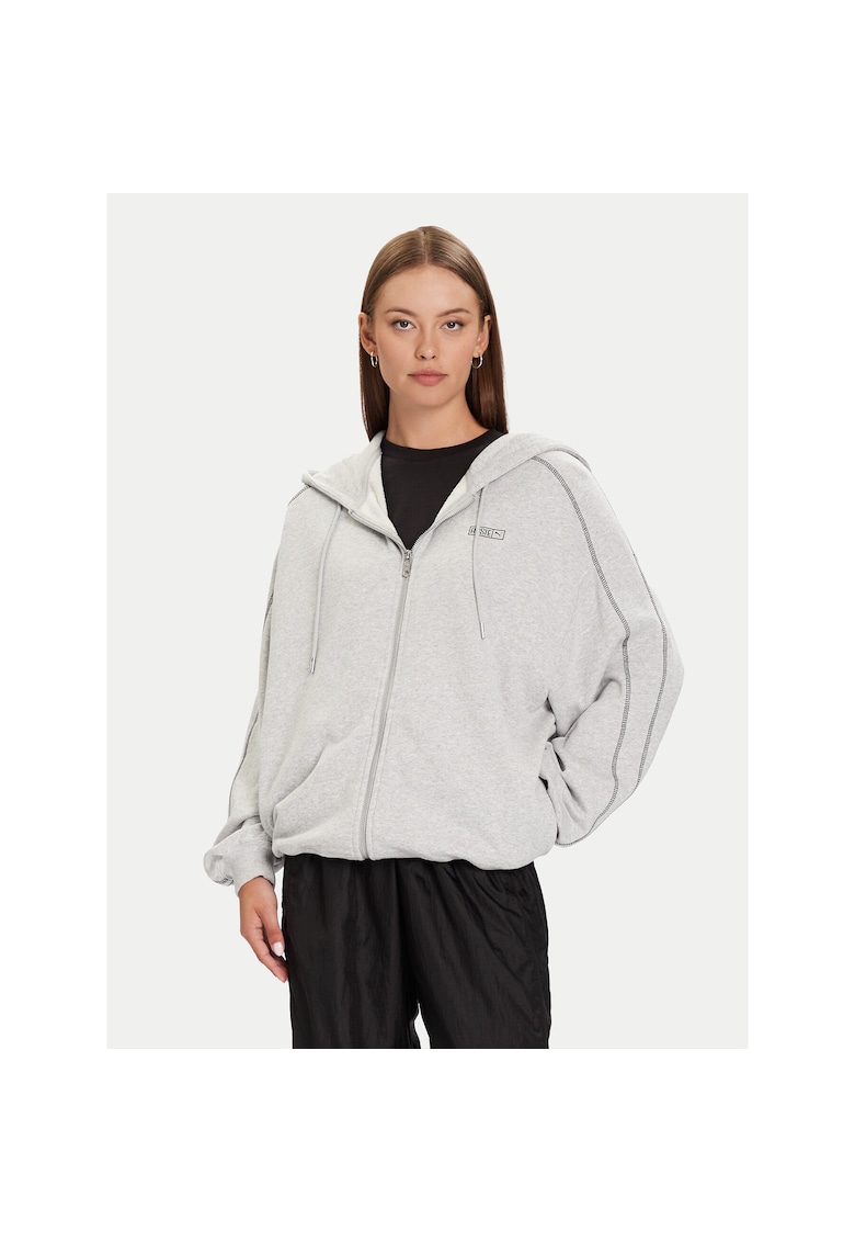 Hanorac sport dama gri