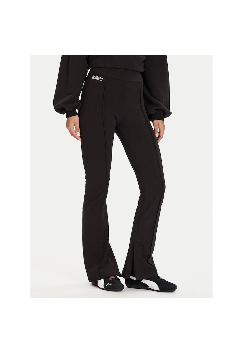 Pantaloni sport dama culoarea neagra - trening