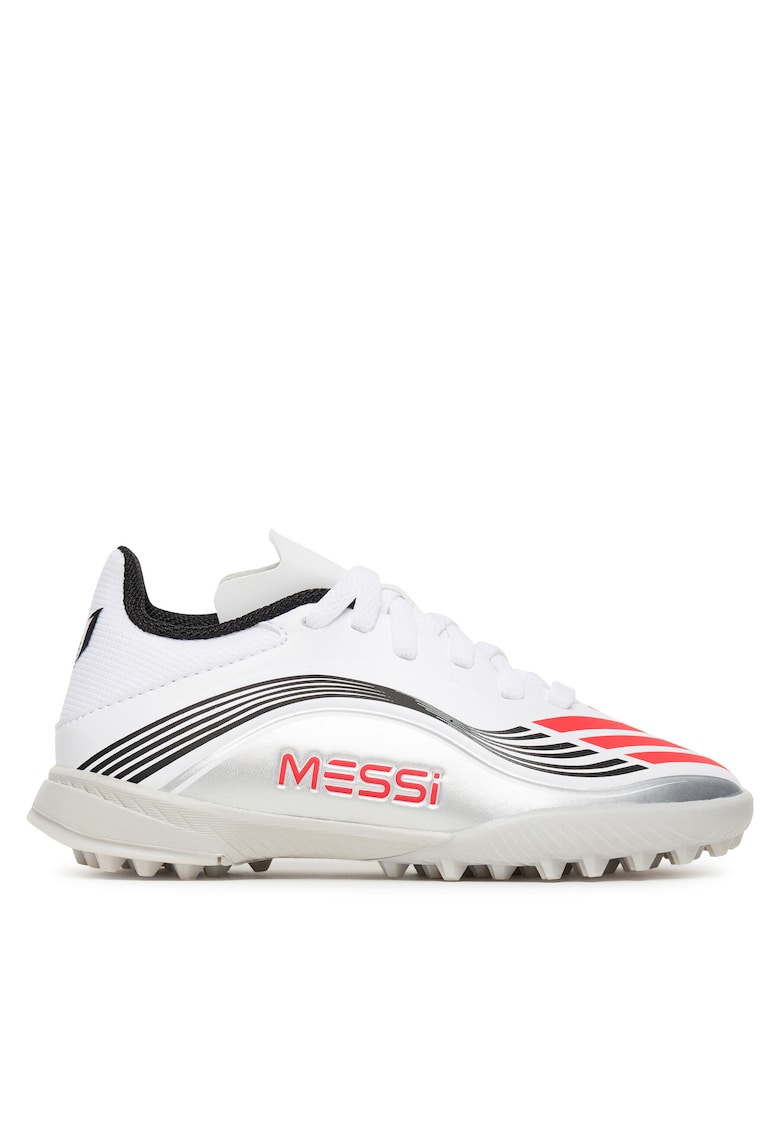 Pantofi sport copii - ghete de fotbal - material sintetic - alb -