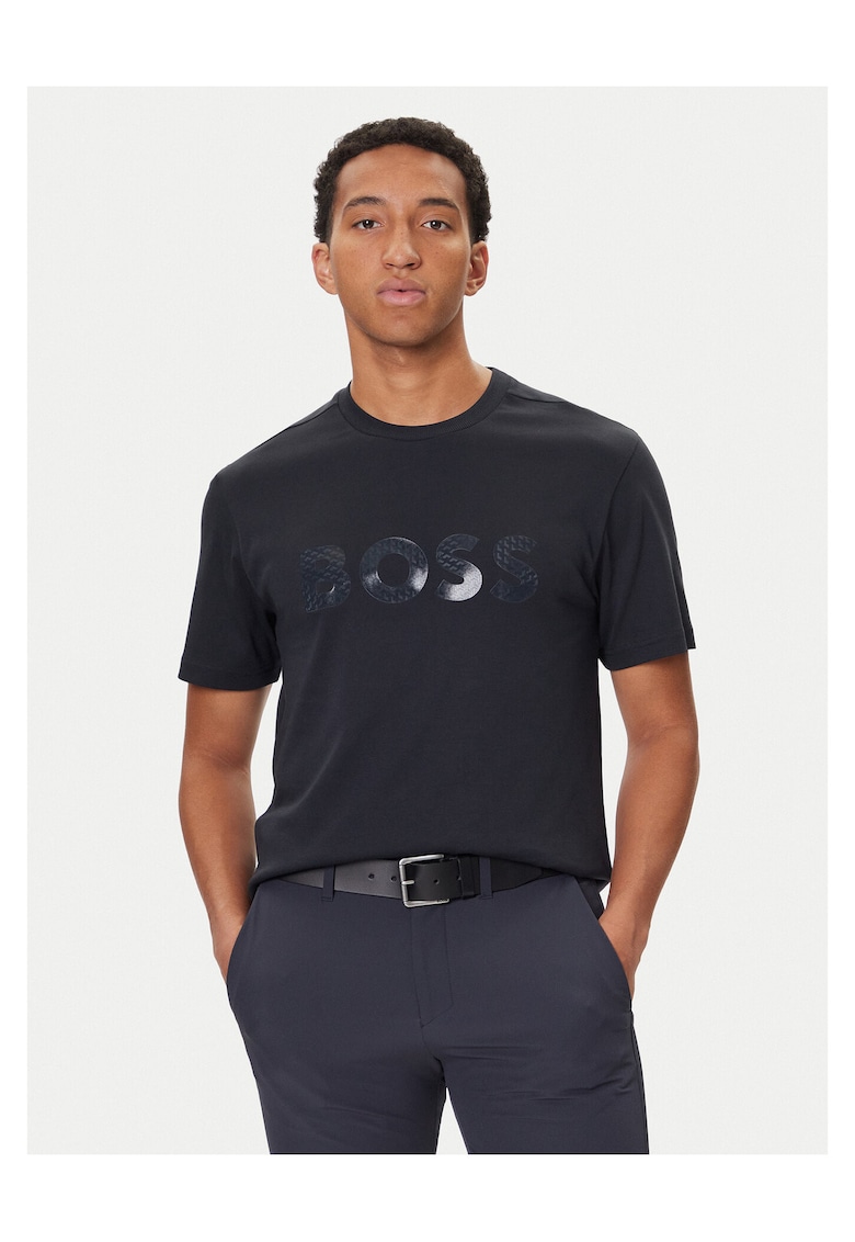 Tricou barbat bleumarin - din bumbac 100%