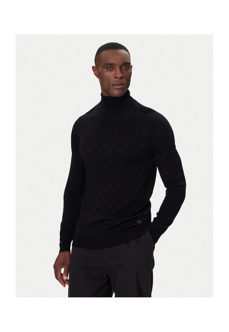 Bluza barbati negru - bumbac