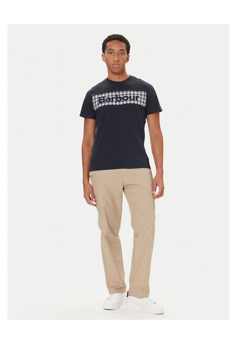 Tricou barbati bleumarin - bumbac