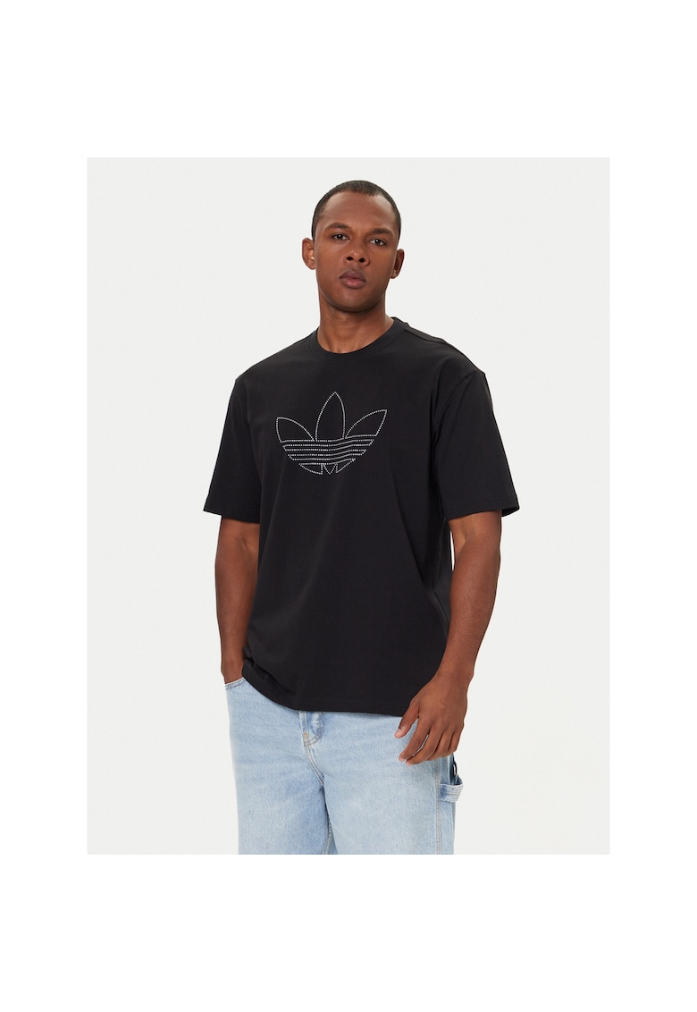 Tricou sport pentru barbati - negru - bumbac