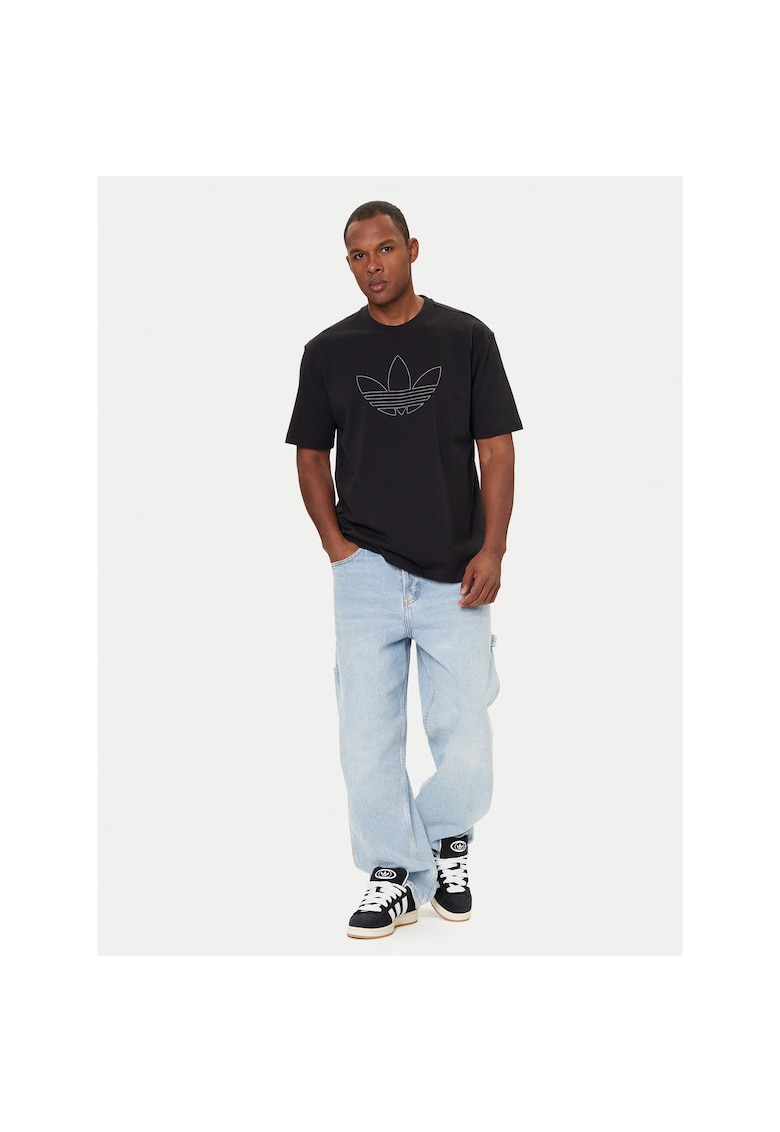 Tricou sport barbati negru - 100% bumbac -