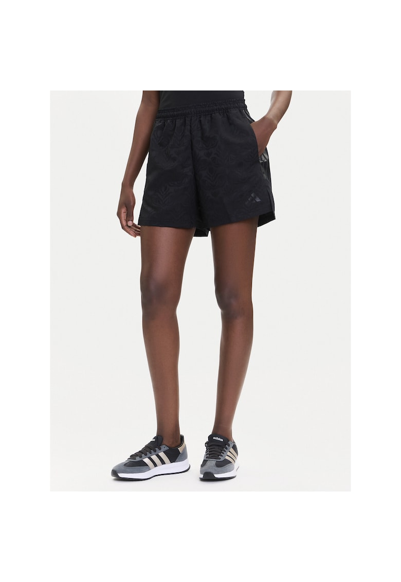 Pantaloni sport dama - scurti - negru - fabricat sportiv -