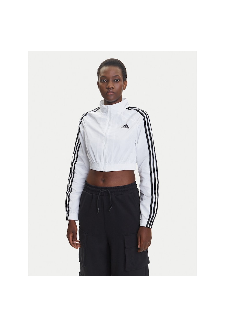 Hanorac sport dama alb - material respirabil