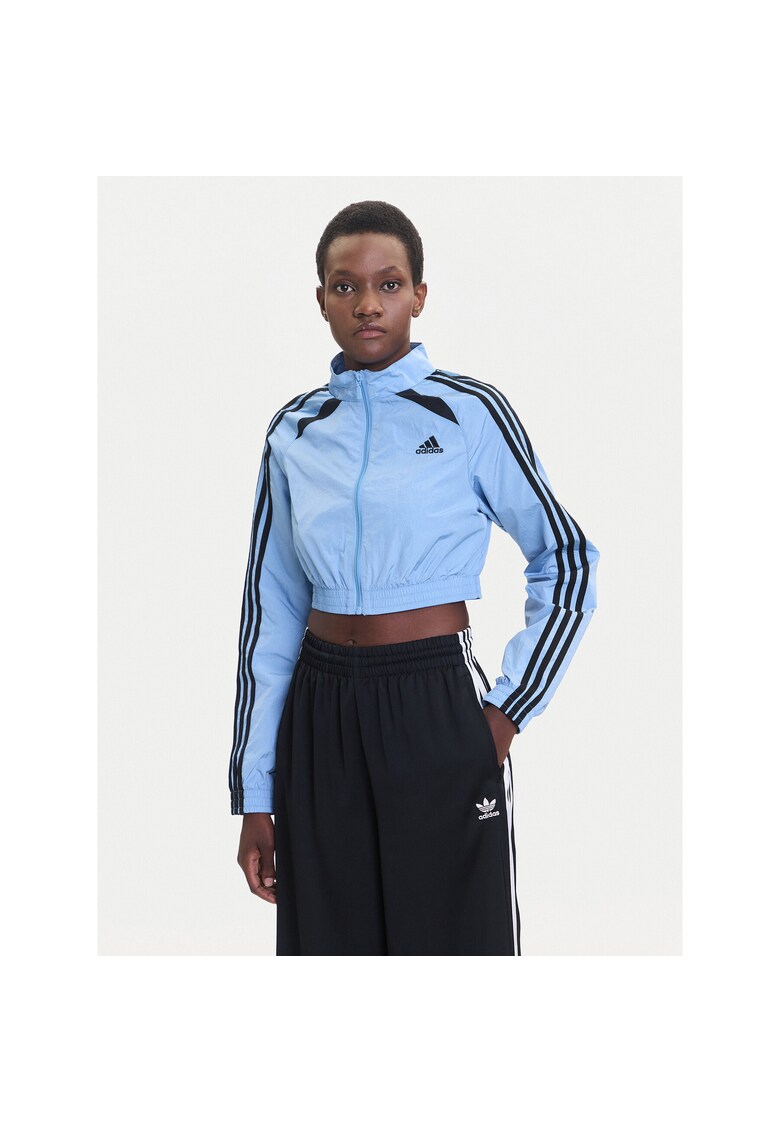 Hanorac sport dama albastru deschis - bumbac -