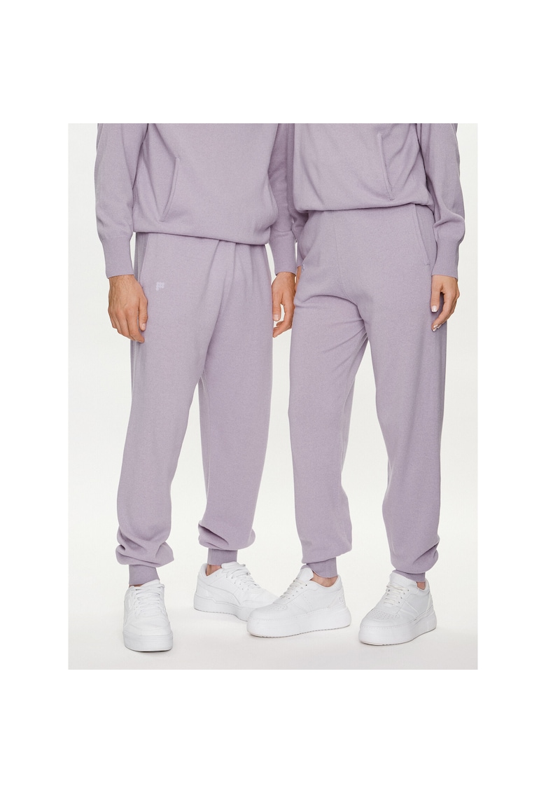 Pantaloni sport unisex violet - material confortabil