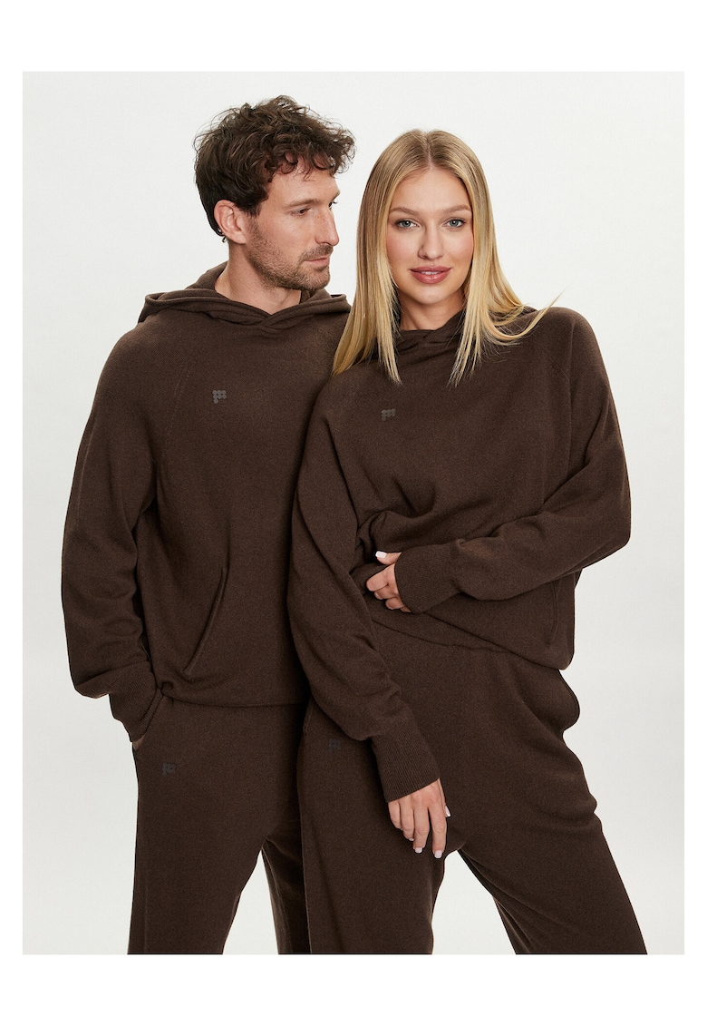 Hanorac unisex - maro