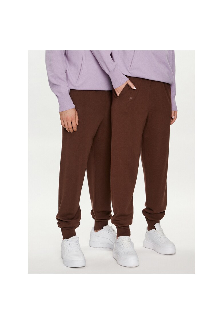 Pantaloni sport unisex - maro - de trening