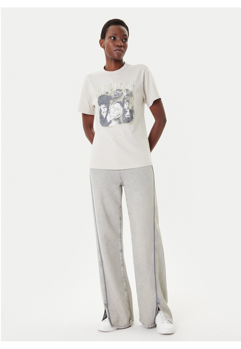 Tricou dama - JX1282 - alb gri -