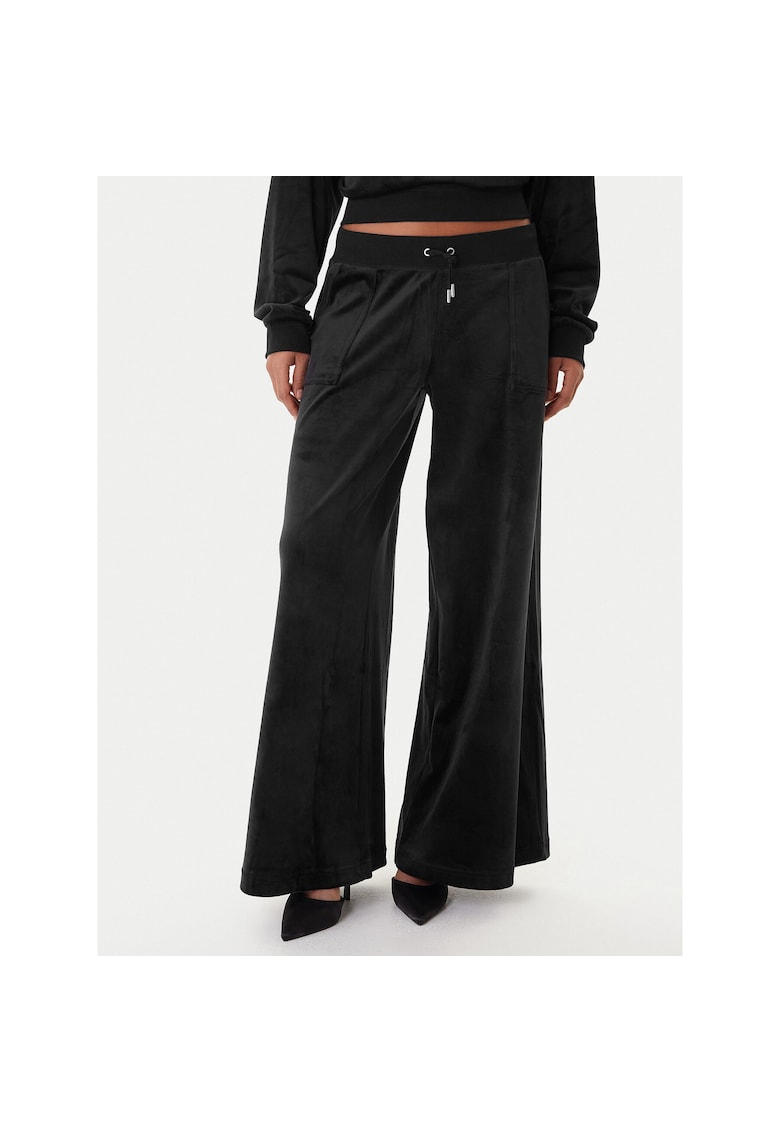 Pantaloni de trening de dama negru - largi