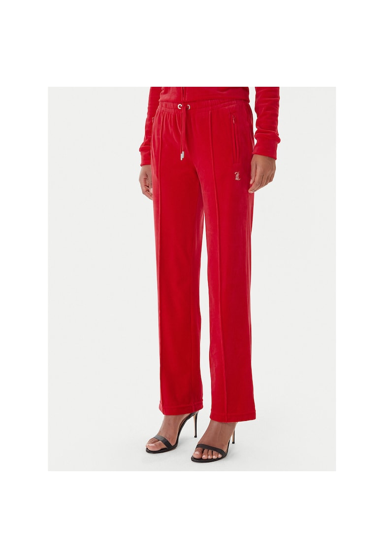 Pantaloni sport dama rosu
