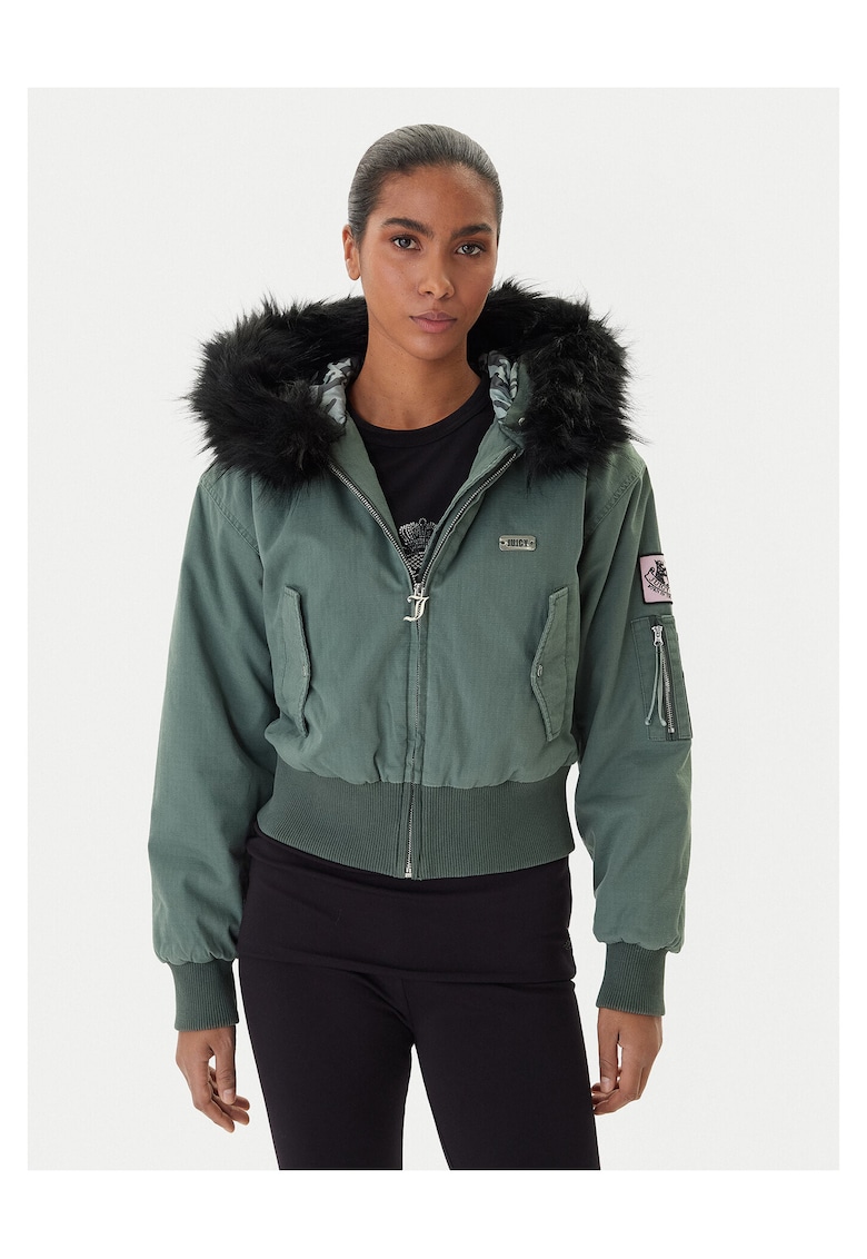 Juicy Couture Jacheta Bomber de dama verde