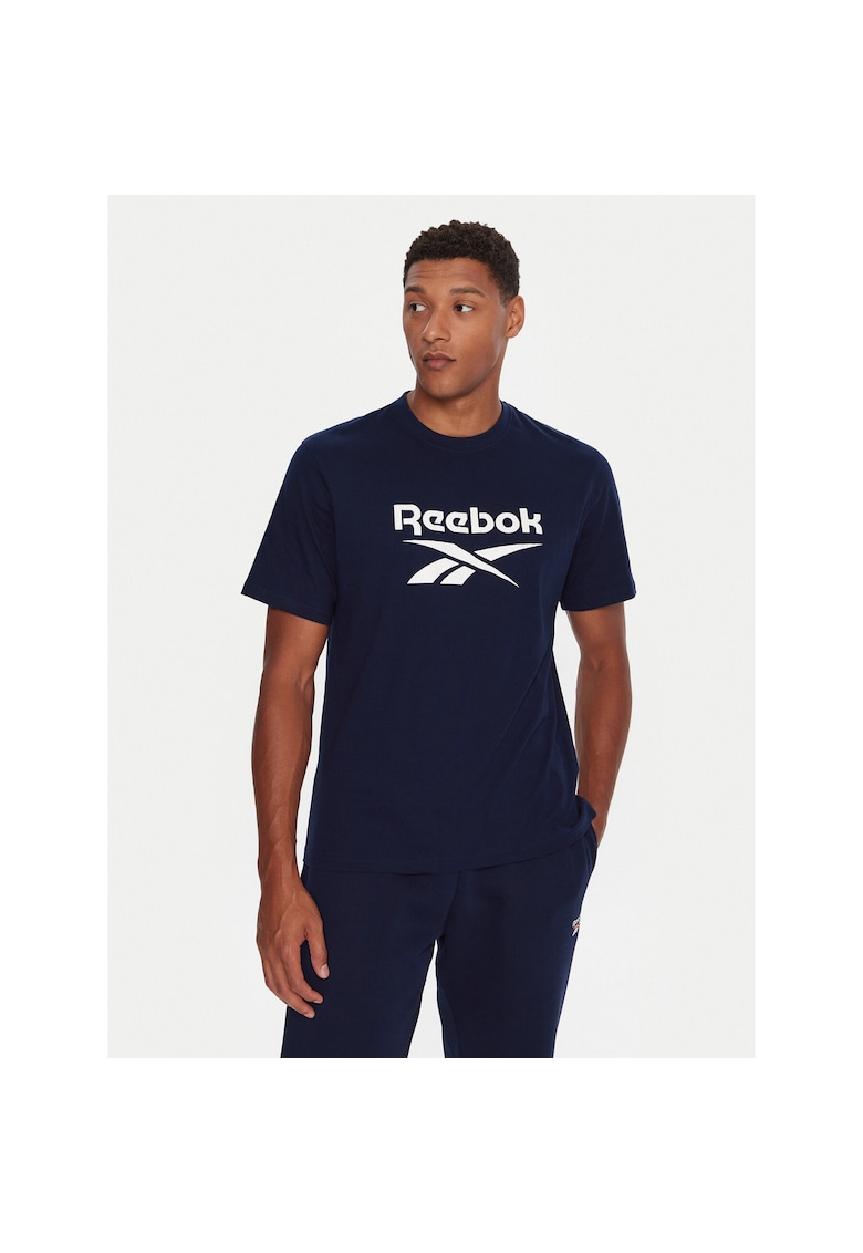 Tricou sport barbati bleumarin - bumbac