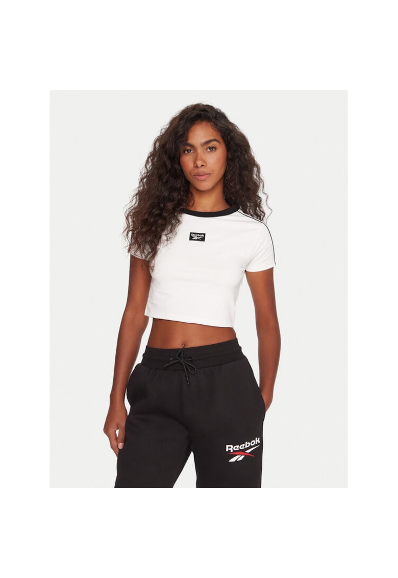 Tricou sport dama - alb - bumbac