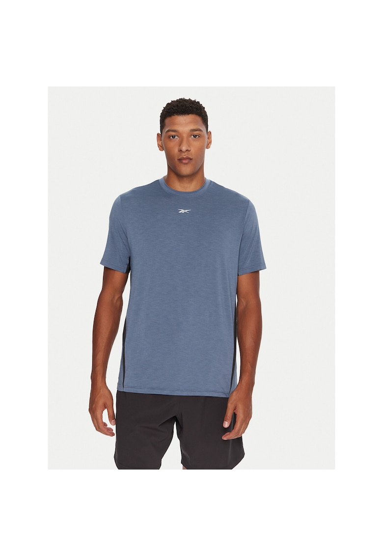 Tricou sport barbati albastru - material tehnic