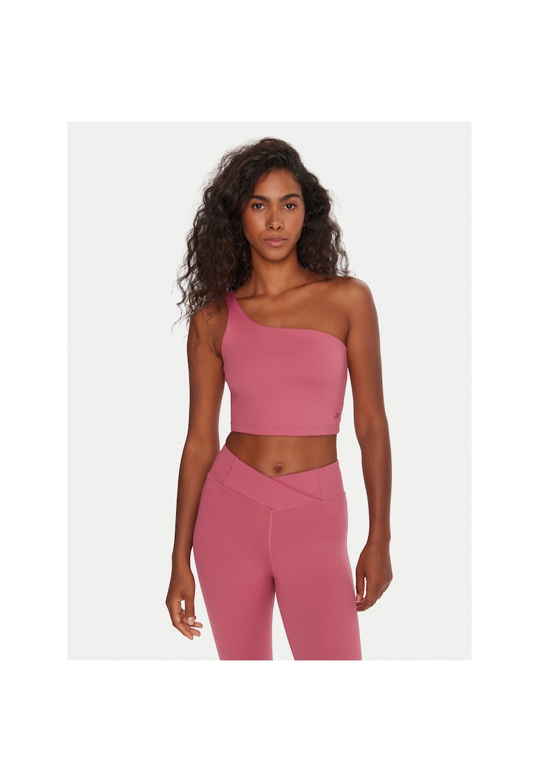 Bustiera sport dama roz - material elastic -
